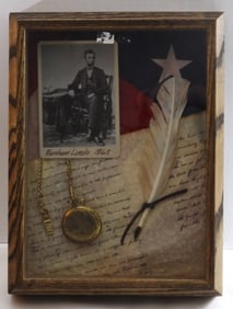 Abraham Lincoln Civil War Shadow Box