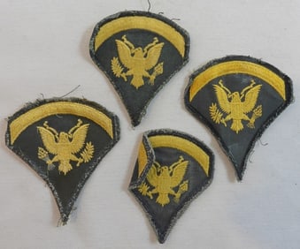 4 U.S. Army Spec 5 Patches