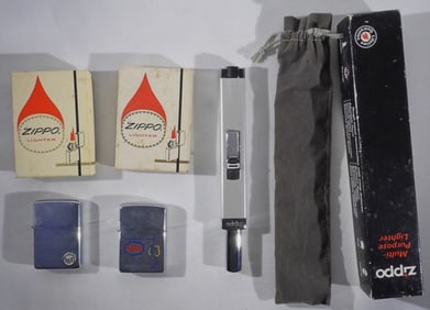 Three Zippos
