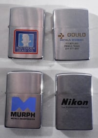 Four Business Logo Zippos