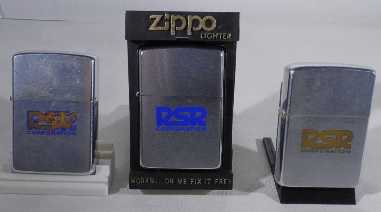 Three RSR Corporation Zippos (1 of 3)