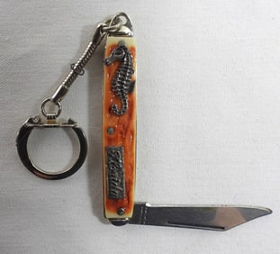 Collectable Florida Seahorse Keychain Knife