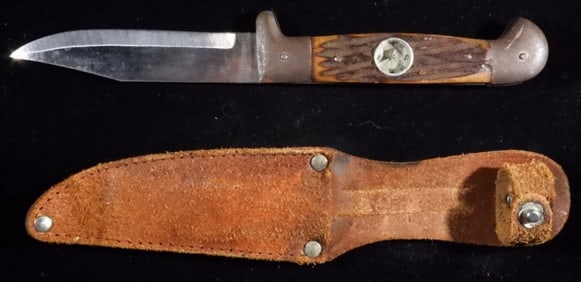 M.Presser Fixed Blade Knife With Sheath