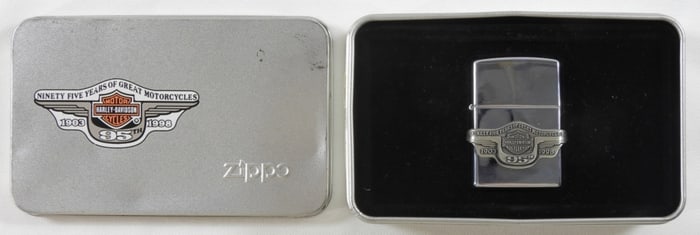 Sealed Harley Davidson 95 Year Zippo