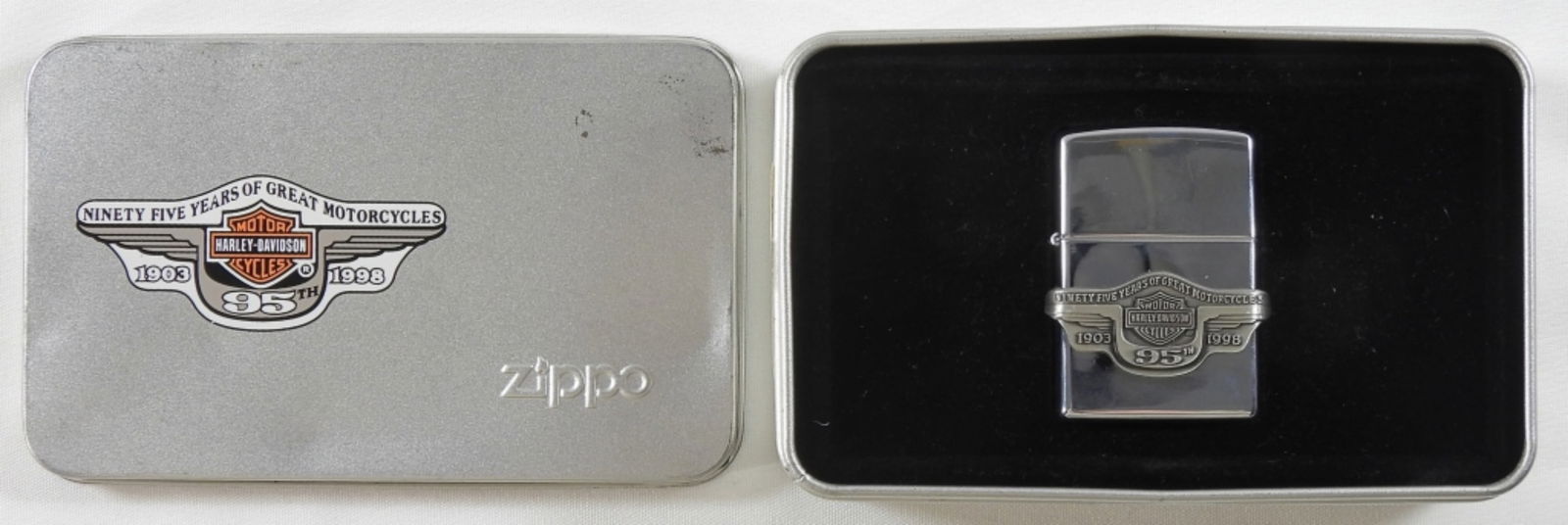 Sealed Harley Davidson 95 Year Zippo (1 of 5)