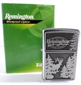 Unfired 2007 Remington & Deer Emblem Zippo