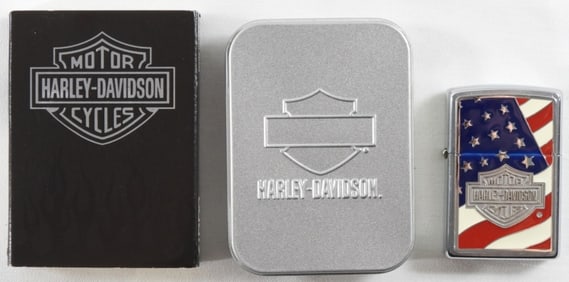 Fired- 2004 Harley Davidson Zippo