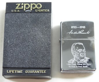 1990 Franklin Roosevelt Zippo