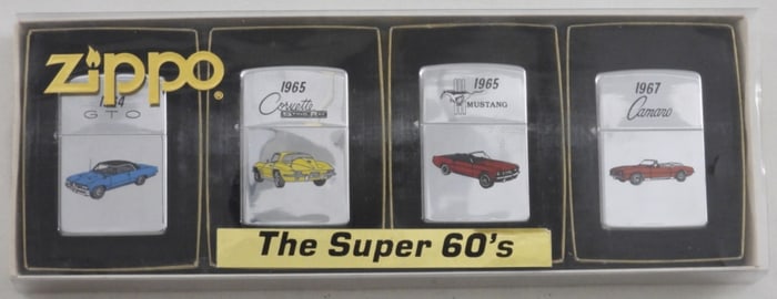 The Supper 60s Zippos/ A Four Pack