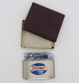 Speedway "79" Flat Advertising Lighter in Box