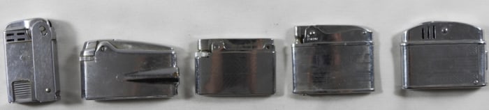 5 Unique Silver-tone Lighters