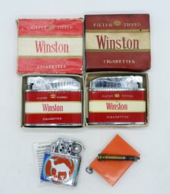 Winston, Camel Lighters & A  Permanent Match