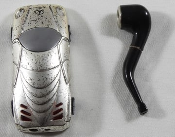 Car Shaped Lighter And Pipe Set