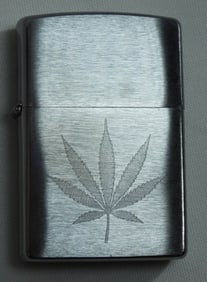 Sealed 2023 Marijuana Leaf Zippo