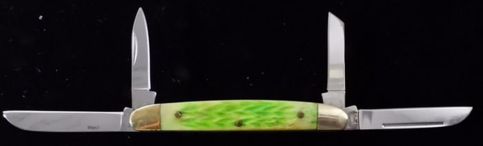 Steel Warrior Lime Green Pocket Knife