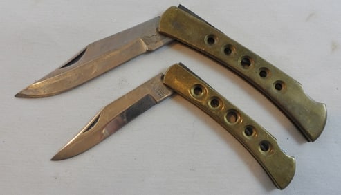 2 Folding Lock Blade Knives
