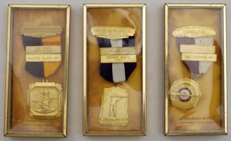 3 1960s  Marksmen Medals