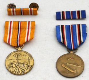 2 WWII American Medals