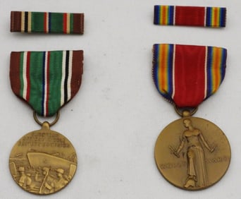2 WWII American Medals
