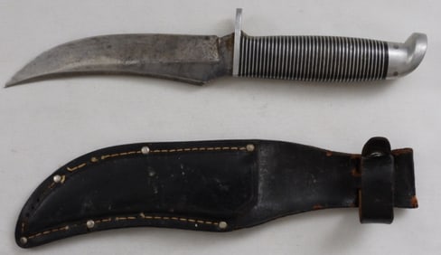 Western Hunting Knife With Sheath