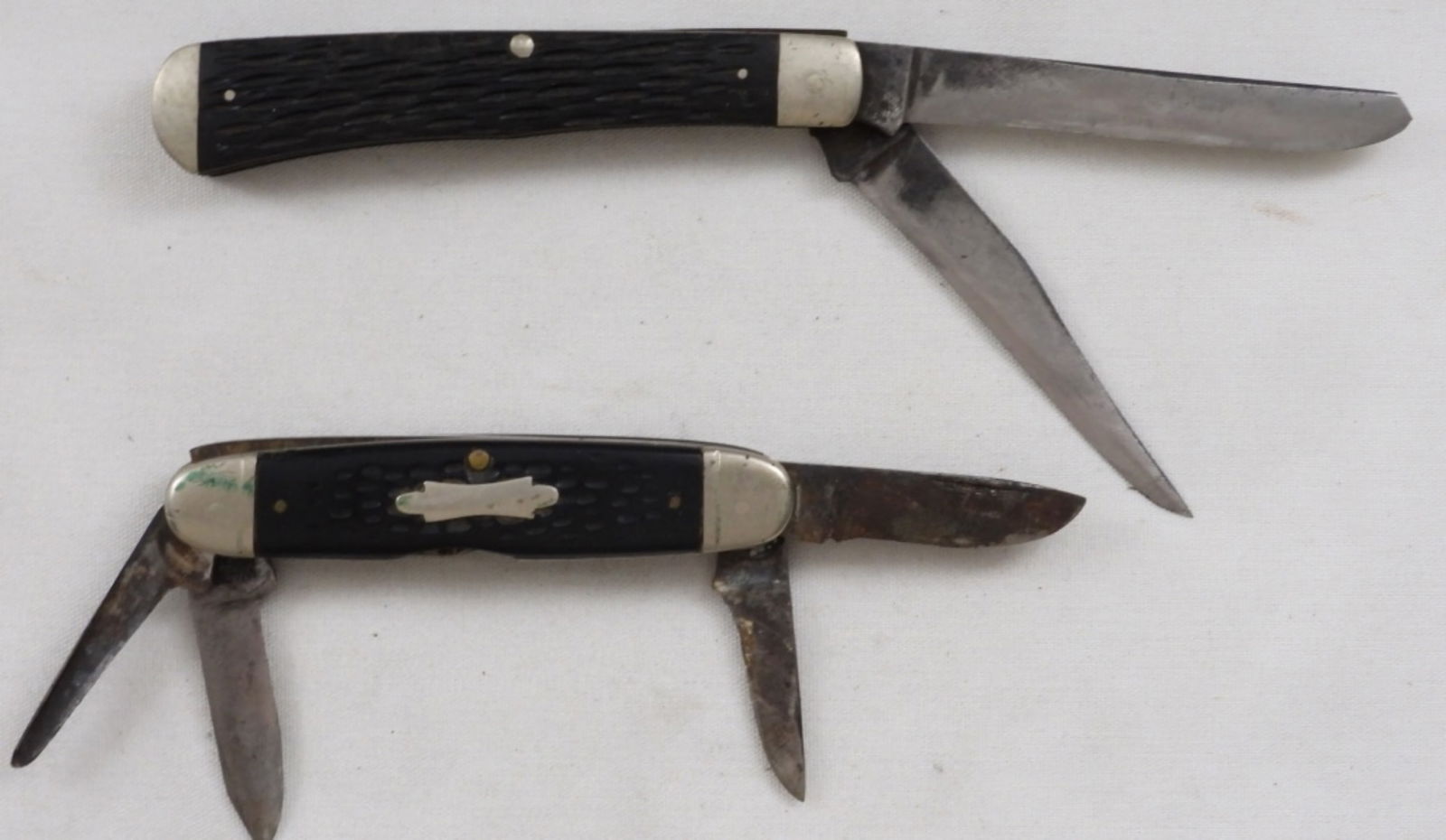 Black Handle Pocket Knives (1 of 4)