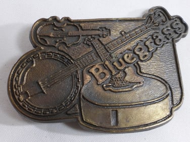 Bluegrass Brass Belt Buckle