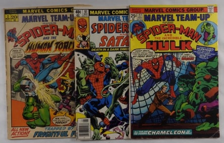 Three Marvel Team-Ups Bronze Age