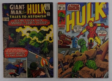 Two Marvel Hulk Comics