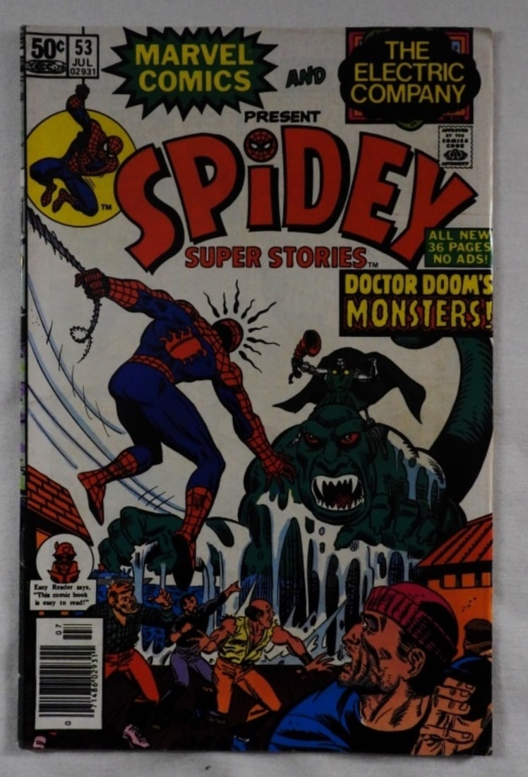 Marvel And The Electric Company Spidey: Number: 53 July 1981