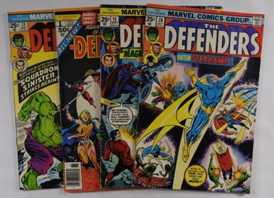 Four The Defenders Marvel Comics