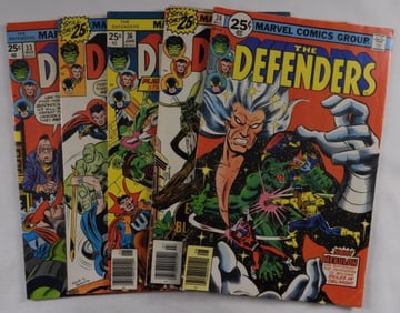 Five The Defenders Marvel Comics