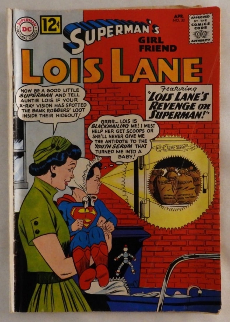 DC Superman's Girl Friend Lois Lane Apr #32: 1962 Silver Age