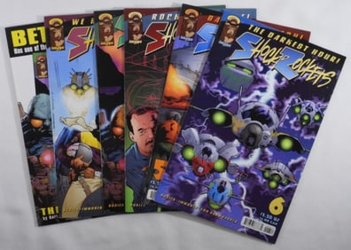 6 Shock Rockets Comic Books