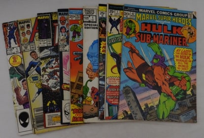 (8) Marvel Mixed Lot