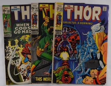 Mighty Thor #162 #167 & #180