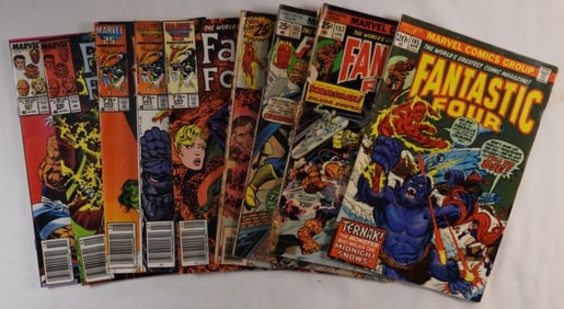 Fantastic Four Lot Of 9