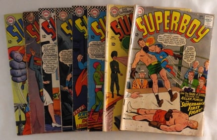Silver Age Superboy Lot Of 8