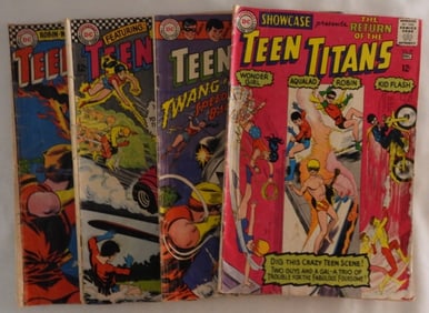 Silver Age Teen Titans Lot Of 4