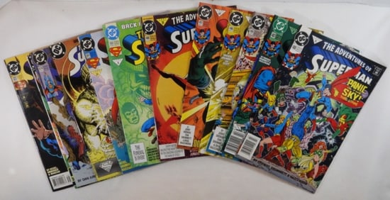 12 DC The Adventures Of Superman Comics