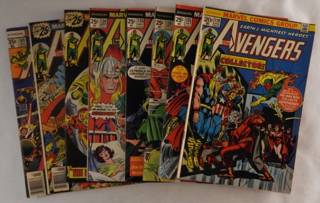 The Avengers Lot Of 8 (1 of 2)