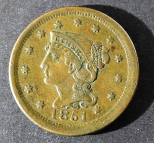 1851 Large Cent