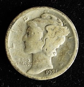 1921-D Mercury Dime
