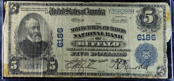 1902 Series $5 Buffalo New York