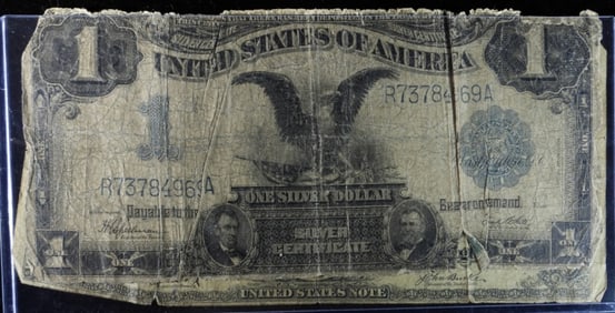 (1) 1889 and (1) 1917 Series $1 Silver Certificate