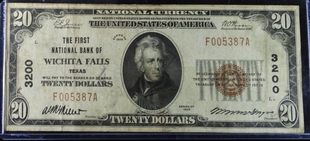 1929 Wichita Falls, TX $20