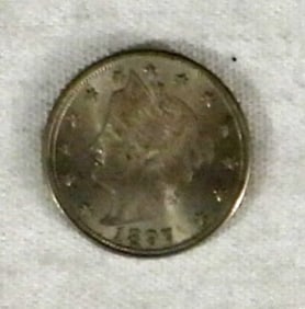 1897 Liberty "V" Nickel