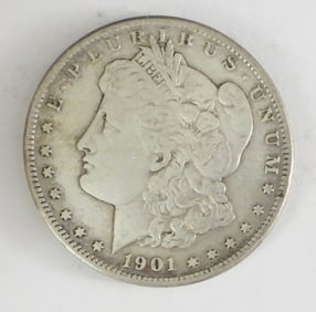 1901-S MORGAN SILVER DOLLAR