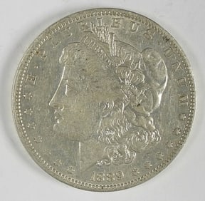 1889-O MORGAN SILVER DOLLAR