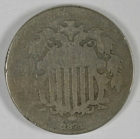 1873 SHIELD NICKEL