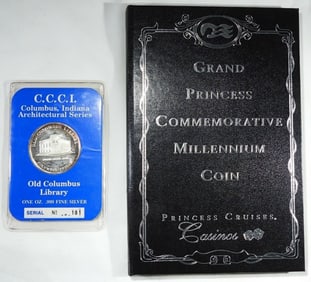 .999 SILVER GRAND PRINCESS CRUIS SHIP